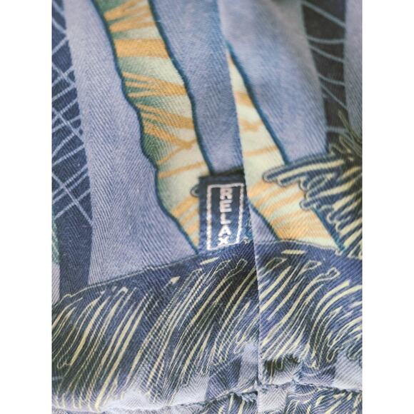 Tommy Bahama Men's Hawaiian Camp Shirt Xl 100% Silk - Picture 3 of 5